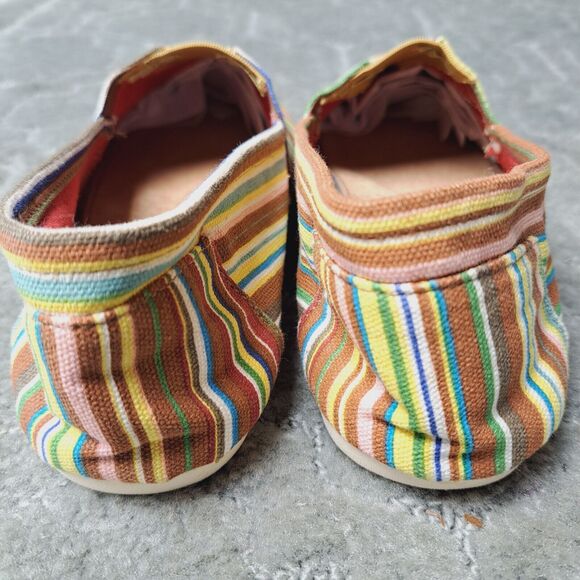 Natural Reflections Classic Slip On Loafers WOMENS SIZE 9 multicolored canvas - Picture 6 of 10